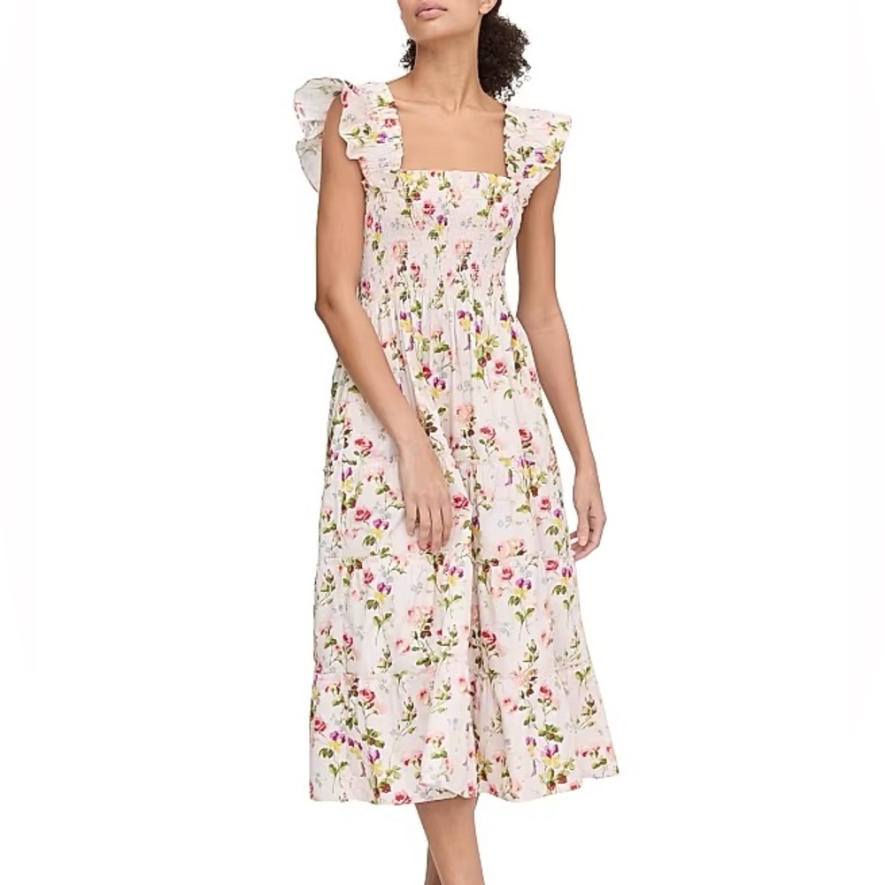 Hill House Ellie Nap dress in pink bluebonnet
